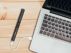 ACCENDIFIAMMA ELETTRICO RICARICABILE IN PLASTICA E ALLUMINIO DIAM. 1.5 H. 17.5