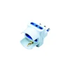 ADATTATORE TRIPLO 16A 2 BIPASSO/ 1 UNIVERSALE BIANCO: vendita online ADATTATORE TRIPLO 16A 2 BIPASSO/ 1 UNIVERSALE BIANCO in offerta