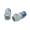 ADATTATORE SCHUKO INDUSTRIALE BIPASSO 16A 2P+T SPINA CEE BLU: vendita online ADATTATORE SCHUKO INDUSTRIALE BIPASSO 16A 2P+T SPINA CEE BLU in offerta