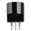 ADATTATORE SCHUKO SPINA 10A+T NERO ECO-CONTRIBUTO RAEE COMPRESO: vendita online ADATTATORE SCHUKO SPINA 10A+T NERO ECO-CONTRIBUTO RAEE COMPRESO in offerta