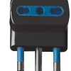 ADATTATORE TRIPLO 16A+3 BIPRESE 10/16A+T NERO PZ1 ECO-CON. RAEE COM.: vendita online ADATTATORE TRIPLO 16A+3 BIPRESE 10/16A+T NERO PZ1 ECO-CON. RAEE COM. in offerta