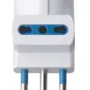 ADATTATORE TRIPLO SCHUKO SPINA 16A+T BIANCO ECO-CONTR. RAEE COMPRESO: vendita online ADATTATORE TRIPLO SCHUKO SPINA 16A+T BIANCO ECO-CONTR. RAEE COMPRESO in offerta