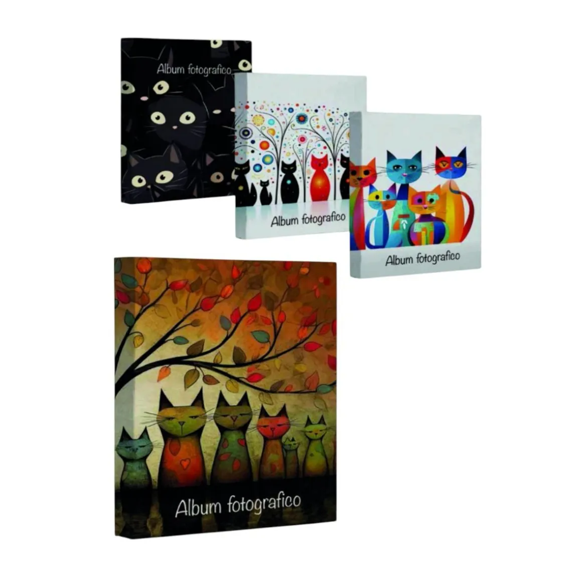 ALBUM PORTAFOTO MOD. CATS 160 TASCHE 13X18CM ASSORTITO: vendita online ALBUM PORTAFOTO MOD. CATS 160 TASCHE 13X18CM ASSORTITO in offerta