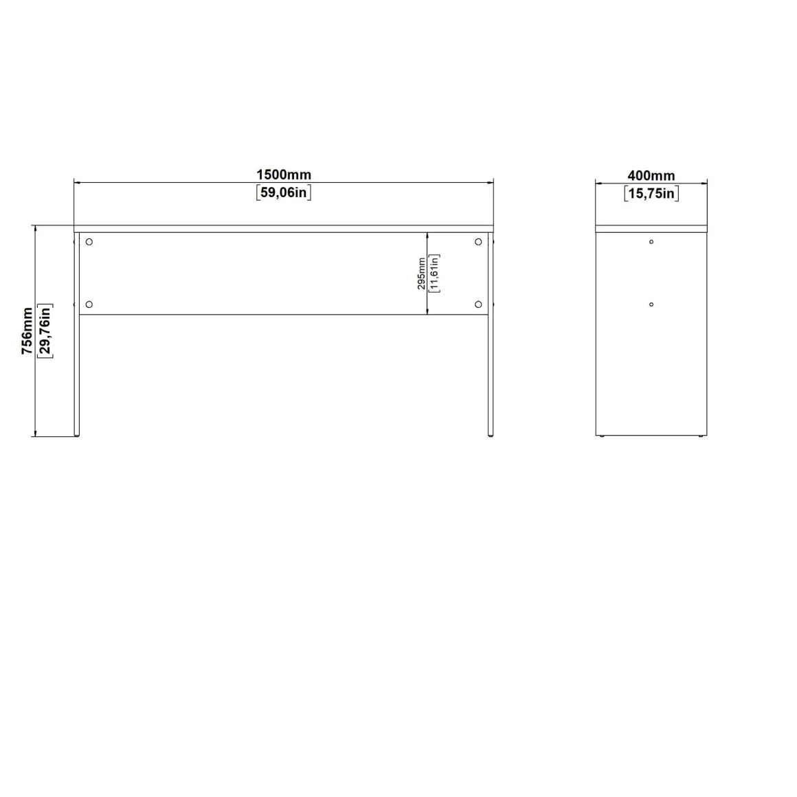 ALLUNGO SCRIVANIA SIGN CM 150X40 H. 75.6 GRIGIO OPACO: vendita online ALLUNGO SCRIVANIA SIGN CM 150X40 H. 75.6 GRIGIO OPACO in offerta