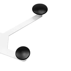APPENDIABITI SPYDER CM 39 IN METALLO NERO CON POMOLI