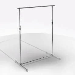 APPENDIABITI ACHILLE PALO SINGOLO ALLUNGABILE CM 172X50.5 H.190 CROMO: vendita online APPENDIABITI ACHILLE PALO SINGOLO ALLUNGABILE CM 172X50.5 H.190 CROMO in offerta