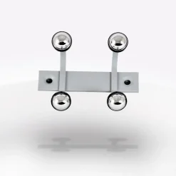 APPENDIABITI ELLE CM 28 IN METALLO ARGENTO: vendita online APPENDIABITI ELLE CM 28 IN METALLO ARGENTO in offerta