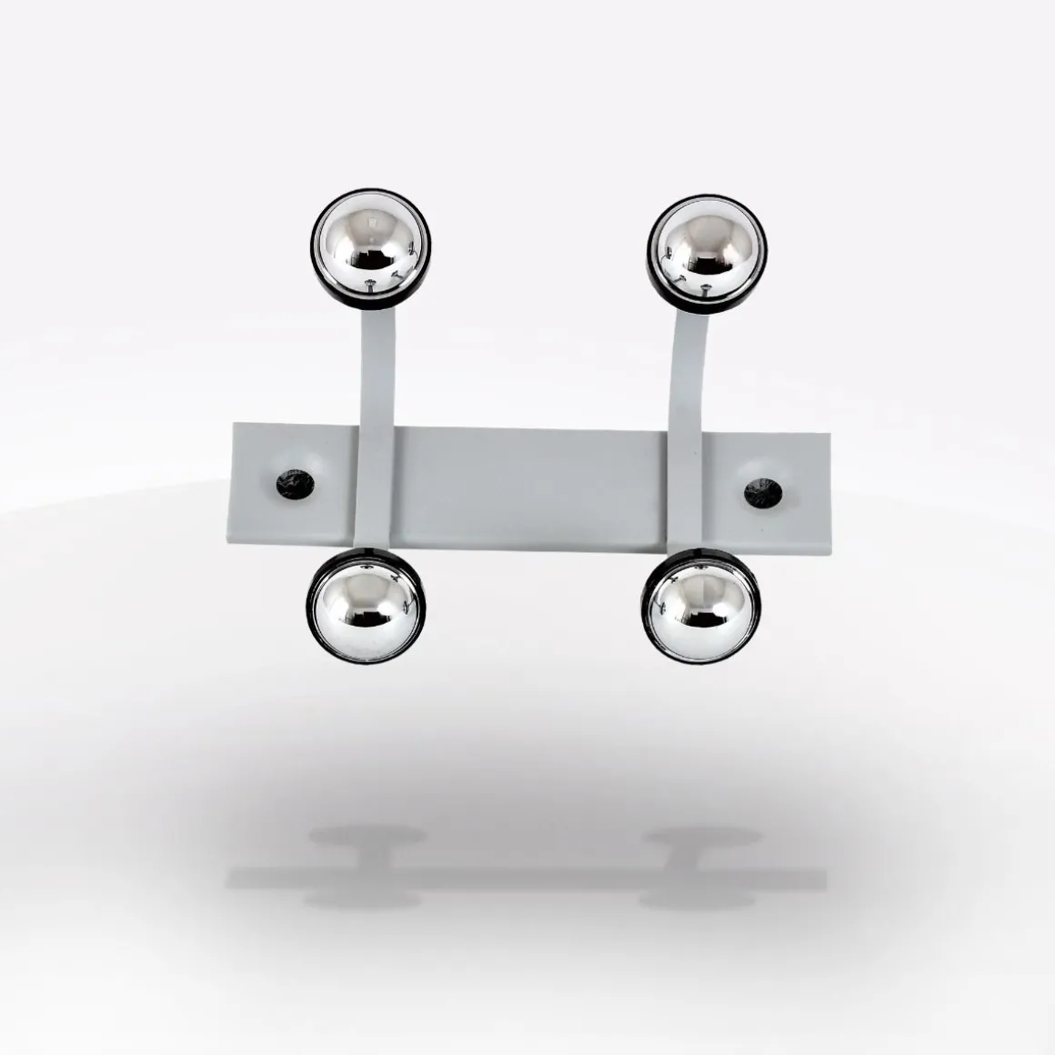 APPENDIABITI ELLE CM 28 IN METALLO ARGENTO: vendita online APPENDIABITI ELLE CM 28 IN METALLO ARGENTO in offerta