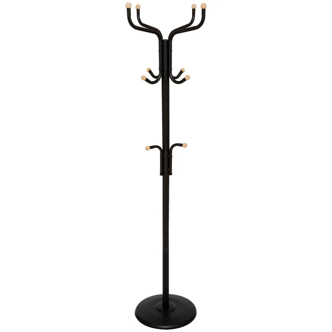 APPENDIABITI 11 GANCI NERO METALLO NERO E NATURALE : vendita online APPENDIABITI 11 GANCI NERO METALLO NERO E NATURALE in offerta