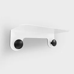 APPENDIABITO ONDA CM 50 IN METALLO BIANCO
