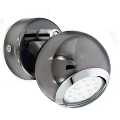 APPLIQUE BIMEDA NICHEL NERO 7CM - 240lm 3000K 3W: vendita online APPLIQUE BIMEDA NICHEL NERO 7CM - 240lm 3000K 3W in offerta