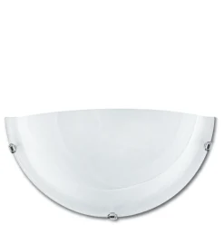 APPLIQUE DUNA CON ALABASTRO BIANCO/GRIGIO CROMATO D30X15CM - 1XE27 60W: vendita online APPLIQUE DUNA CON ALABASTRO BIANCO/GRIGIO CROMATO D30X15CM - 1XE27 60W in offerta