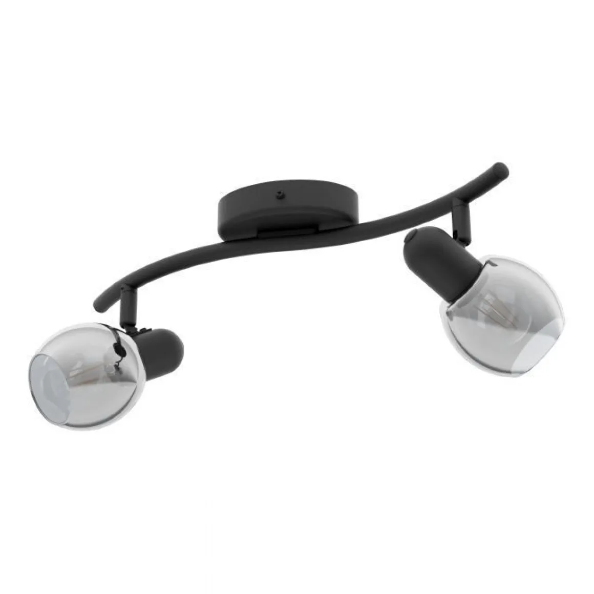 APPLIQUE 2 LUCI POLLICA NERO 36,5CM - 2XE14 MAX 28W: vendita online APPLIQUE 2 LUCI POLLICA NERO 36,5CM - 2XE14 MAX 28W in offerta