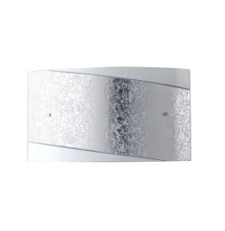 APPLIQUE PARIS SILVER 35X20CM - 2XE27 MAX 60W: vendita online APPLIQUE PARIS SILVER 35X20CM - 2XE27 MAX 60W in offerta