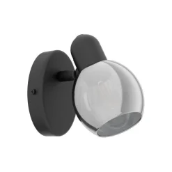 APPLIQUE POLLICA NERO 10.5CM - 1XE14 MAX 10W: vendita online APPLIQUE POLLICA NERO 10.5CM - 1XE14 MAX 10W in offerta