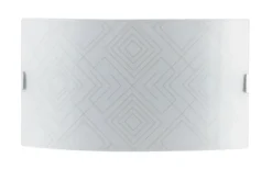 APPLIQUE VECTOR BIANCA 2XE27 35X20CM: vendita online APPLIQUE VECTOR BIANCA 2XE27 35X20CM in offerta