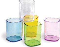 ARDA - BICCHIERE PORTAPENNE TRASPARENTE 6.5X6.5X9.5CM ASS.: vendita online ARDA - BICCHIERE PORTAPENNE TRASPARENTE 6.5X6.5X9.5CM ASS. in offerta