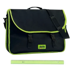ARDA - ELASTIKA VALIGETTA CON TRACOLLA 52X37CM NERO/VERDE: vendita online ARDA - ELASTIKA VALIGETTA CON TRACOLLA 52X37CM NERO/VERDE in offerta