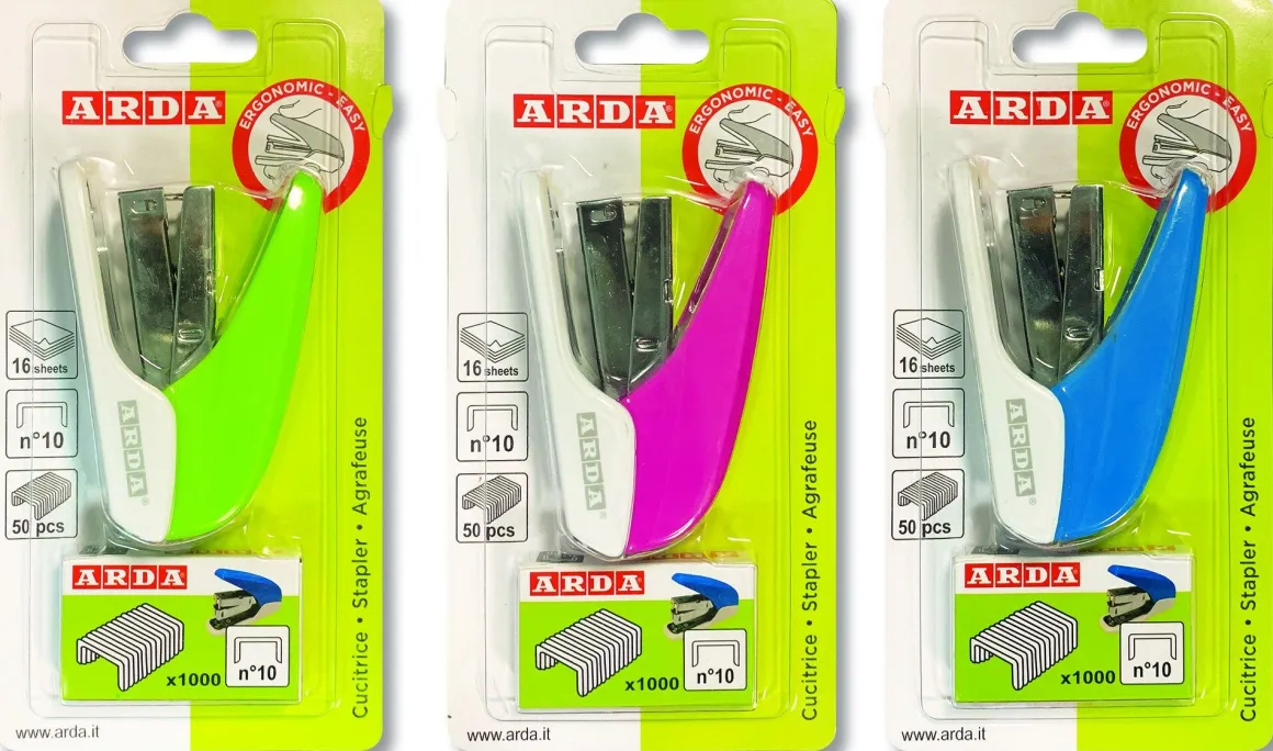 ARDA - MINI CUCITRICE CON 1000 PUNTI ASSORTITI: vendita online ARDA - MINI CUCITRICE CON 1000 PUNTI ASSORTITI in offerta