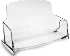 ARDA - PORTABIGLIETTI DA VISITA 10X5X8CM TRASPARENTE: vendita online ARDA - PORTABIGLIETTI DA VISITA 10X5X8CM TRASPARENTE in offerta