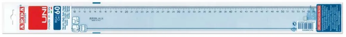 ARDA - RIGHELLO SERIE UNI 60CM: vendita online ARDA - RIGHELLO SERIE UNI 60CM in offerta