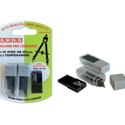 ARDA - SET RICAMBI PER COMPASSO 10 MINE + 1 TEMPERAMATITE: vendita online ARDA - SET RICAMBI PER COMPASSO 10 MINE + 1 TEMPERAMATITE in offerta