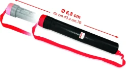 ARDA - TUBO PORTADISEGNI IN PLASTICA NERA DIAM. 6.8 43/76CM ASSORTITO: vendita online ARDA - TUBO PORTADISEGNI IN PLASTICA NERA DIAM. 6.8 43/76CM ASSORTITO in offerta