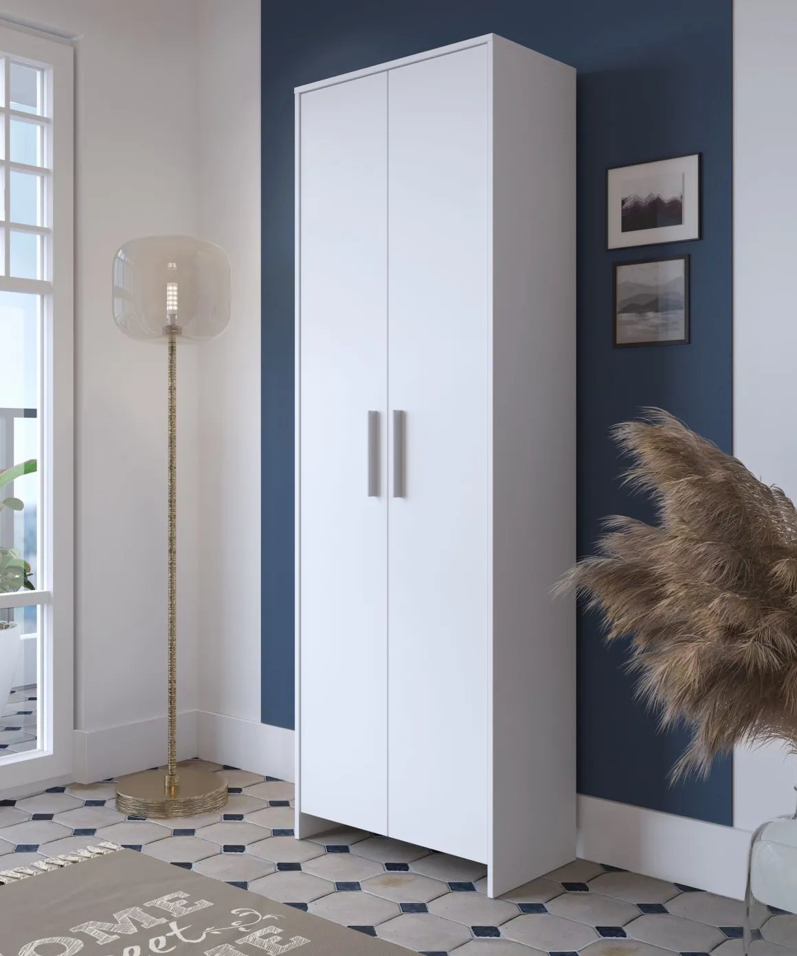ARMADIETTO ANJA CM 65X35 H. 197 BIANCO OPACO: vendita online ARMADIETTO ANJA CM 65X35 H. 197 BIANCO OPACO in offerta