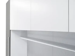 Armadio a Ponte Economico: Modello Mila Colore Bianco e Cemento