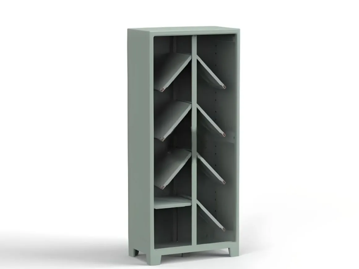 ARMADIO A RIPIANI/PORTASCOPE MOD. PLANET OUTDOOR IN RESINA CM 80X44 H 182 GRIGIO/VERDE: vendita online ARMADIO A RIPIANI/PORTASCOPE MOD. PLANET OUTDOOR IN RESINA CM 80X44 H 182 GRIGIO/VERDE in offerta
