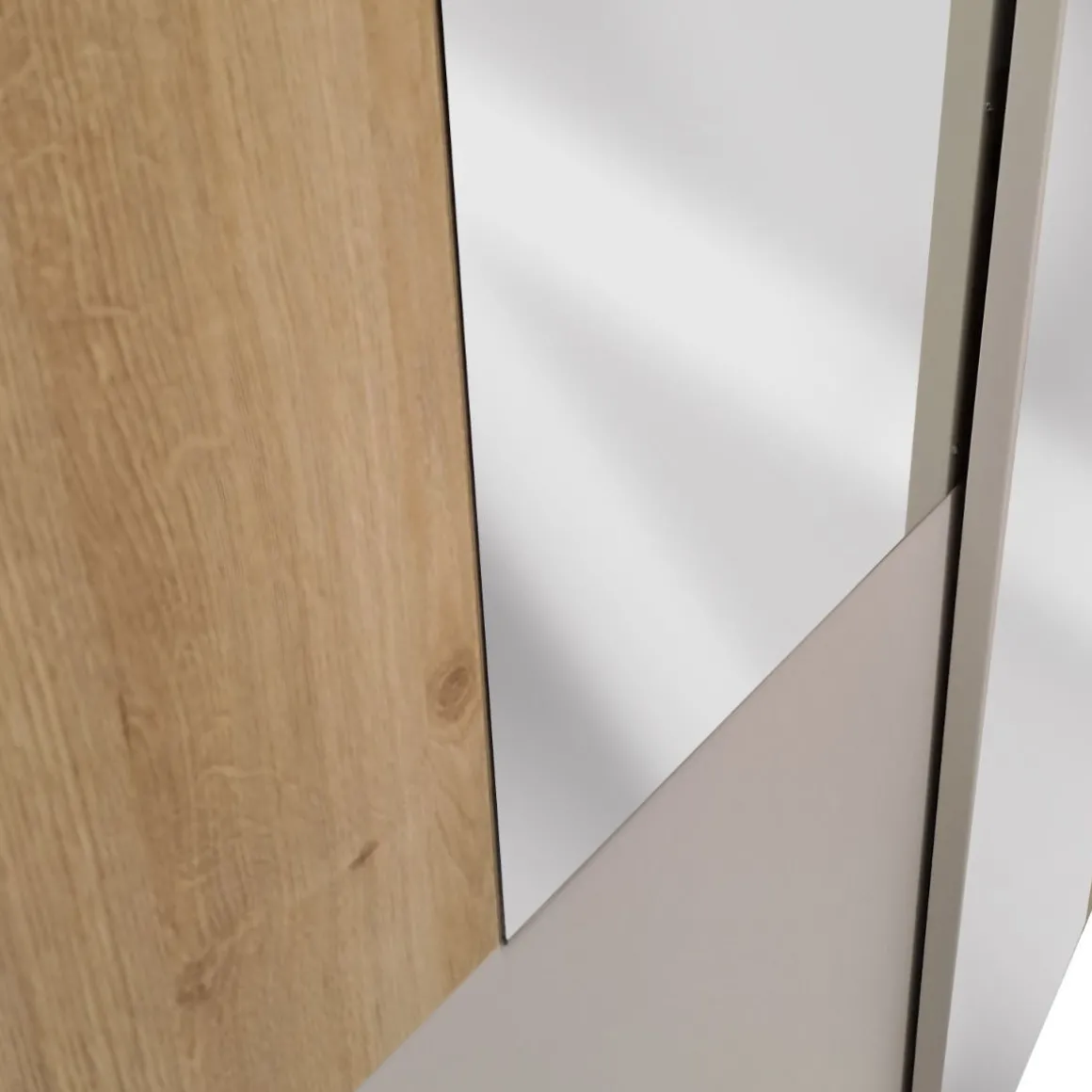 Armadio Bergen Cashmere E Cadiz: :Armadio in laminato a 2 ante grandi