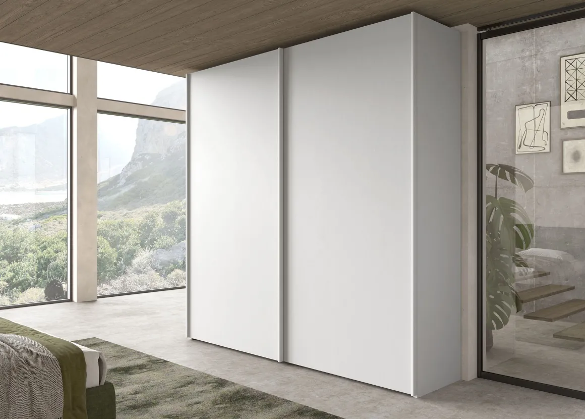 ARMADIO CM 241X65 H. 247 BIANCO FRASSINATO