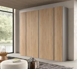 ARMADIO CM 270X58 H. 247 FANGO E NOCE