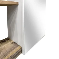 ARMADIO HAMBURG CM 91X27 H. 209 PERO E BIANCO OPACO CON SPECCHIO: vendita online ARMADIO HAMBURG CM 91X27 H. 209 PERO E BIANCO OPACO CON SPECCHIO in offerta