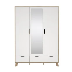 ARMADIO IKAST CM 147.2X58.1 H.201 JACKSON HICKORY E BIANCO OPACO: vendita online ARMADIO IKAST CM 147.2X58.1 H.201 JACKSON HICKORY E BIANCO OPACO in offerta