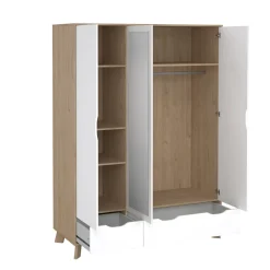 ARMADIO IKAST CM 147.2X58.1 H.201 JACKSON HICKORY E BIANCO OPACO: vendita online ARMADIO IKAST CM 147.2X58.1 H.201 JACKSON HICKORY E BIANCO OPACO in offerta