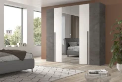 ARMADIO LOFT CM 270X58 H. 247 OSSIDO E SPATOLATO