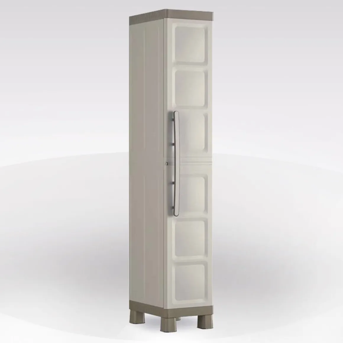 ARMADIO MOD. EXCELLENCE IN RESINA CM 45X33 H 182 BEIGE E TORTORA: vendita online ARMADIO MOD. EXCELLENCE IN RESINA CM 45X33 H 182 BEIGE E TORTORA in offerta
