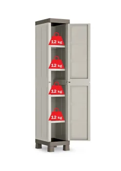 ARMADIO MOD. EXCELLENCE IN RESINA CM 45X33 H 182 BEIGE E TORTORA: vendita online ARMADIO MOD. EXCELLENCE IN RESINA CM 45X33 H 182 BEIGE E TORTORA in offerta