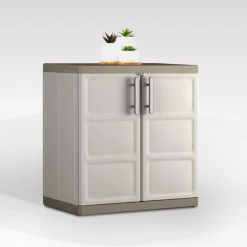 ARMADIO MOD EXCELLENCE XL RESINA CM 89X54 H 93 BEIGE E TORTORA: vendita online ARMADIO MOD EXCELLENCE XL RESINA CM 89X54 H 93 BEIGE E TORTORA in offerta