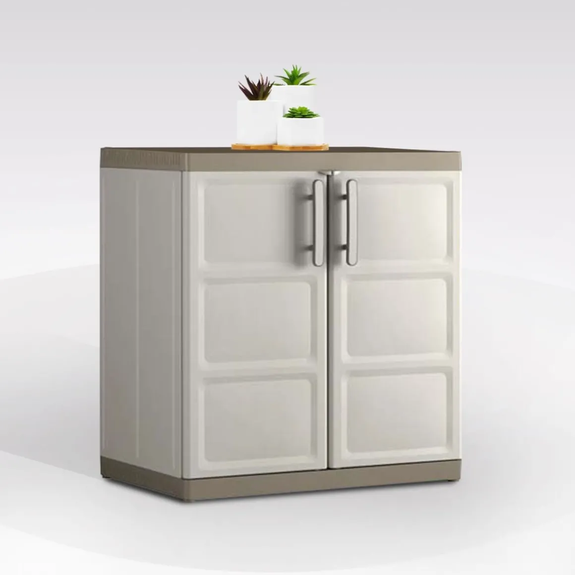 ARMADIO MOD EXCELLENCE XL RESINA CM 89X54 H 93 BEIGE E TORTORA: vendita online ARMADIO MOD EXCELLENCE XL RESINA CM 89X54 H 93 BEIGE E TORTORA in offerta