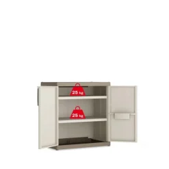 ARMADIO MOD EXCELLENCE XL RESINA CM 89X54 H 93 BEIGE E TORTORA: vendita online ARMADIO MOD EXCELLENCE XL RESINA CM 89X54 H 93 BEIGE E TORTORA in offerta