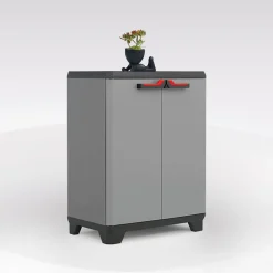 ARMADIO MOD. STILO IN RESINA CM 68X39 H. 90 GRIGIO SCURO E NERO : vendita online ARMADIO MOD. STILO IN RESINA CM 68X39 H. 90 GRIGIO SCURO E NERO in offerta