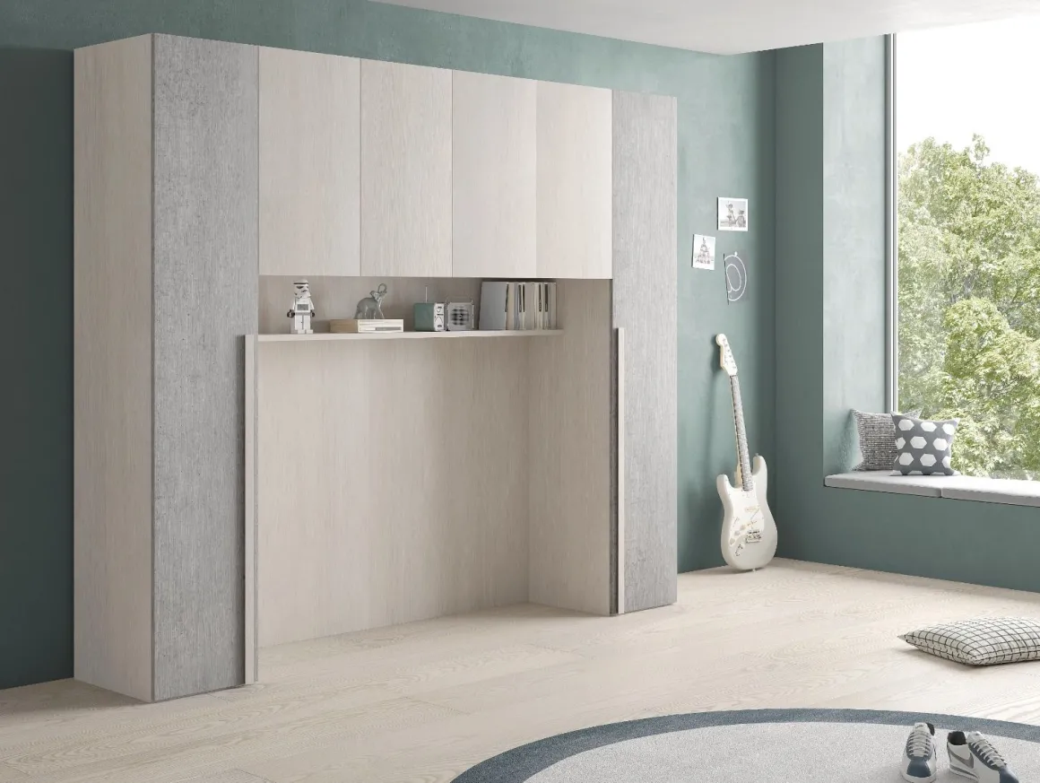 Armadio Ponte con Mensola in Laminato: Modello Mila