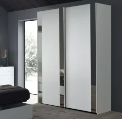 ARMADIO RIGO CM 181X65 H. 247 BIANCO FRASSINATO