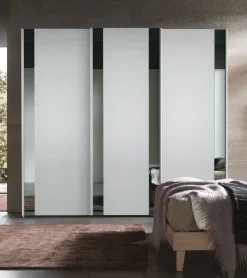 ARMADIO RIGO CM 270X65 H. 247 BIANCO FRASSINATO