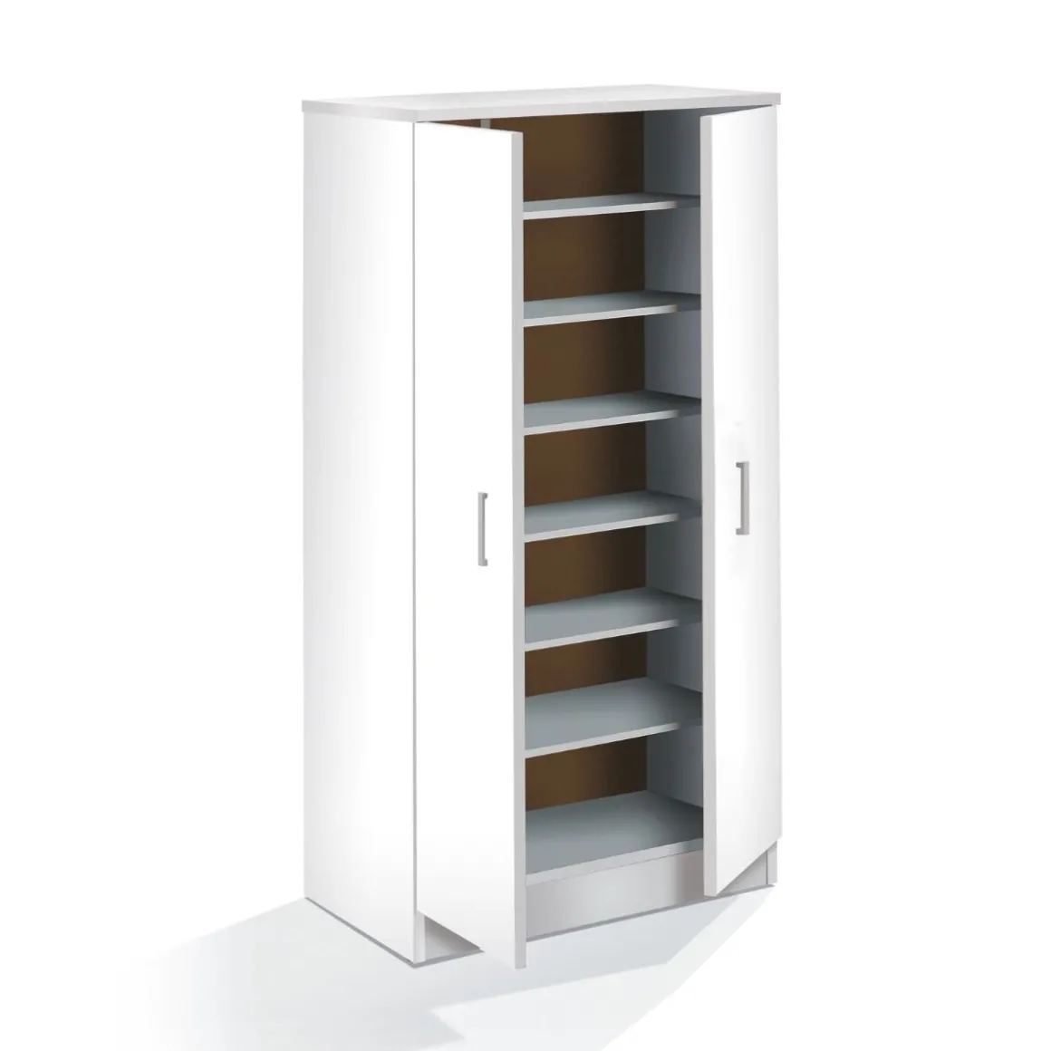 ARMADIO/SCARPIERA CM 55X36 H.108 BIANCO OPACO: vendita online ARMADIO/SCARPIERA CM 55X36 H.108 BIANCO OPACO in offerta