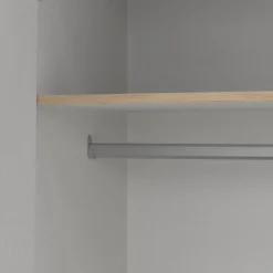 Armadio Sprint Jackson Hickory: Armadio con 4 Ante e 3 Cassetti in Offerta