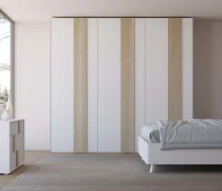 ARMADIO UNO CM 277X61 H. 262 FRASSINO E ROVERE NODATO