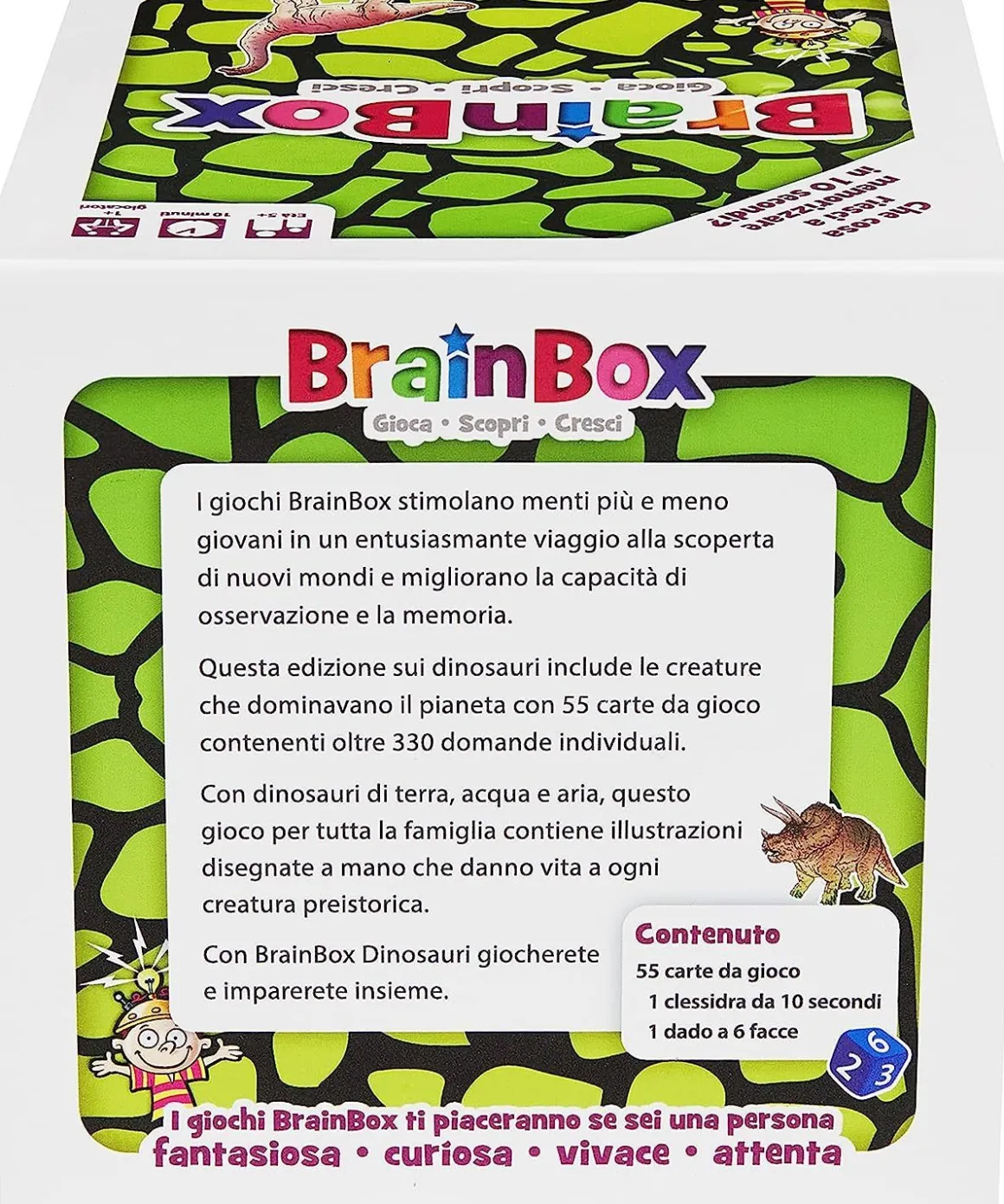 ASMODEE - BRAIN BOX - DINOSAURI: vendita online ASMODEE - BRAIN BOX - DINOSAURI in offerta